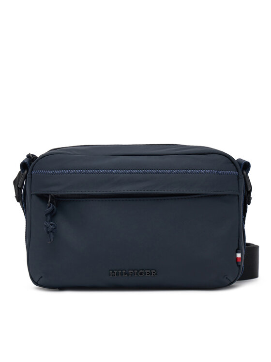 Tommy Hilfiger Saszetka Th Colour Ew Reporter AM0AM13219 Granatowy