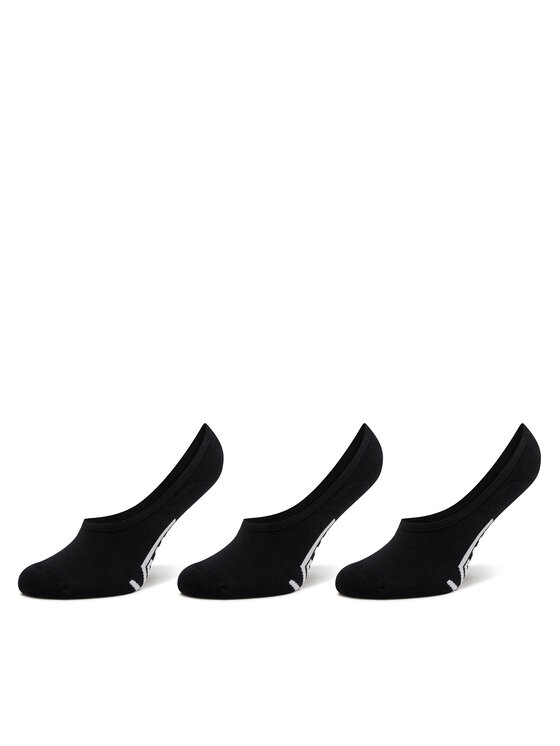 Vans Zestaw 3 par stopek męskich Classic No Show VN000F10BLK1 Czarny