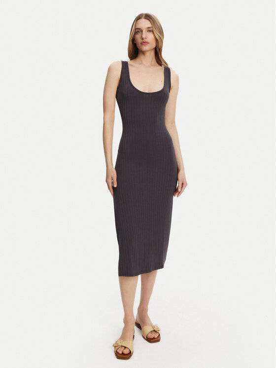 Billabong Sukienka dzianinowa EBJKD00114 Szary Regular Fit