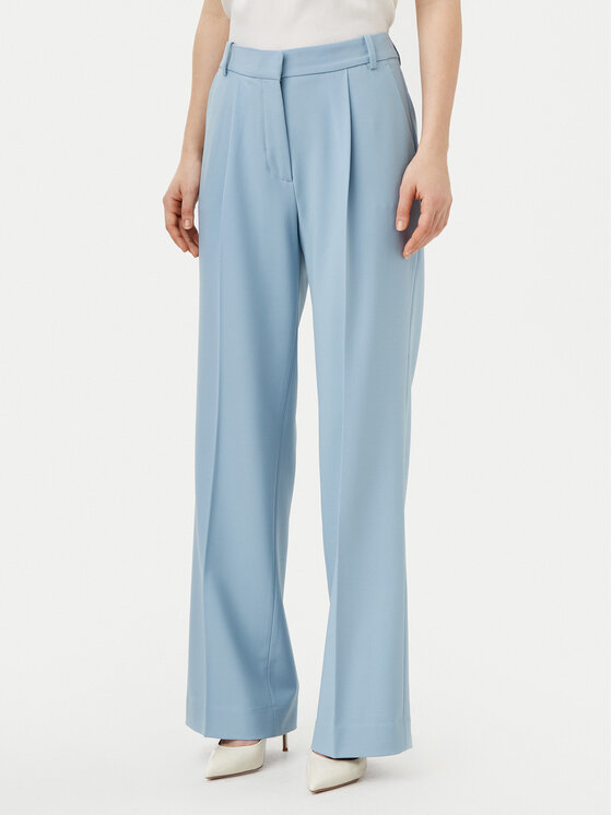 Calvin Klein Spodnie palazzo K20K207836 Błękitny Wide Leg