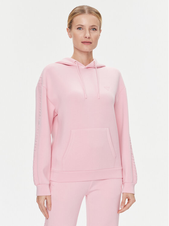 Guess Bluza Brenda V2YQ18 K7UW2 Różowy Relaxed Fit