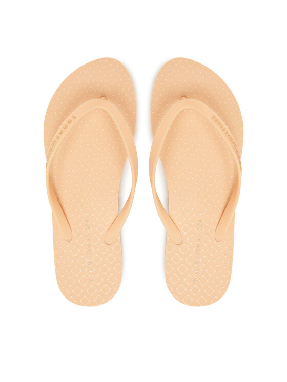Tommy Hilfiger Japonki Hilfiger Strap Beach Sandal FW0FW08736 Pomarańczowy