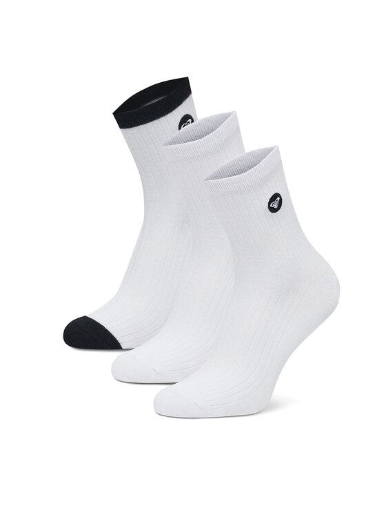 Roxy Skarpety AS_ROXY_02Z_SS25 (3-PACK) Biały