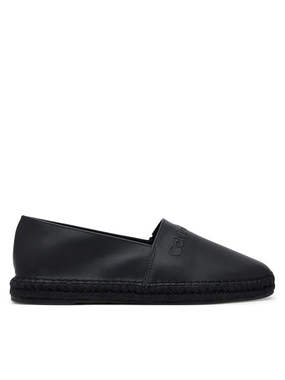 Calvin Klein Espadryle Espadrille Lth HM0HM01882 Czarny