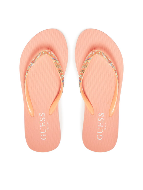 Guess Japonki E5GZ05BB00F Pomarańczowy