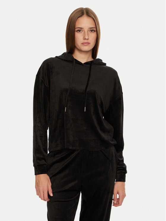 Pieces Bluza Silli 17154433 Czarny Regular Fit