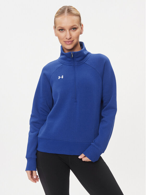Under Armour Bluza Ua Rival Fleece Hz 1379492 Niebieski Loose Fit