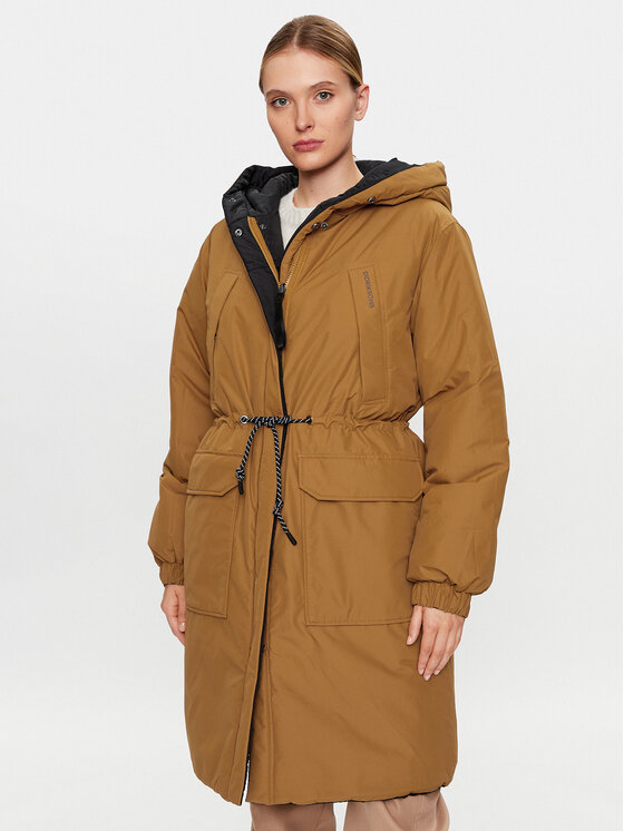 Didriksons Kurtka zimowa Anna 504259 Brązowy Regular Fit