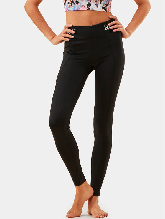 Roxy Legginsy Bold Moves Legg Ndpt ERJNP03494 Szary Slim Fit