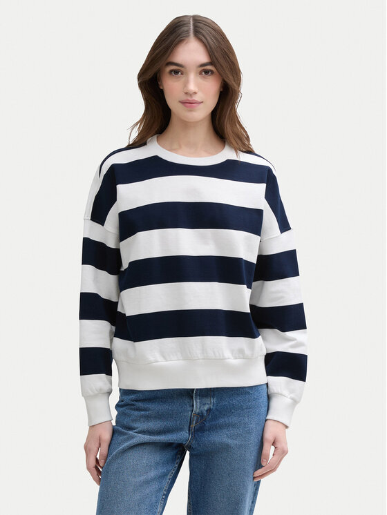 Tom Tailor Denim Bluza 1045508 Granatowy Regular Fit