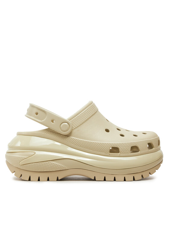 Crocs Klapki Classic Mega Crush Clog 207988 Beżowy