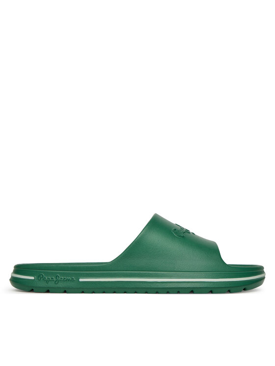 Pepe Jeans Klapki Beach Slide M PMS70159 Zielony