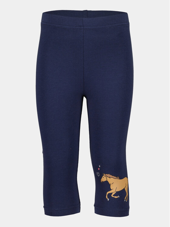 Blue Seven Legginsy 724681 X Granatowy Slim Fit