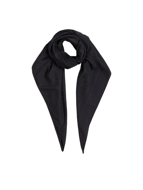 Calvin Klein Chusta Burnout Large Monogram K60K612977 Czarny