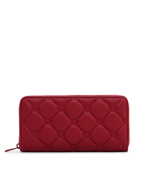 Desigual Duży Portfel Damski 25SAYP60 Czerwony