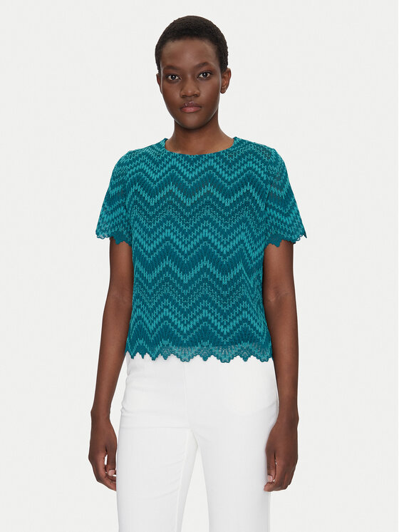 Morgan Bluzka 251-DREAM M Zielony Regular Fit