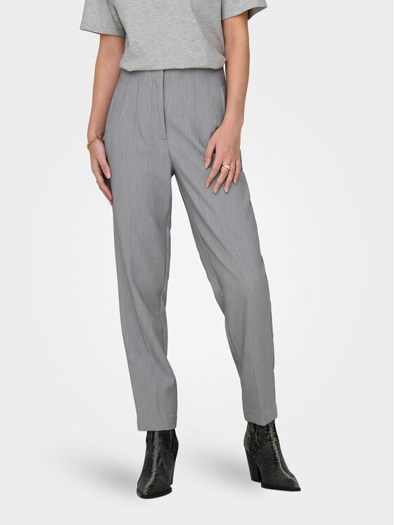 ONLY Chinosy Raven 15298565 Szary Regular Fit