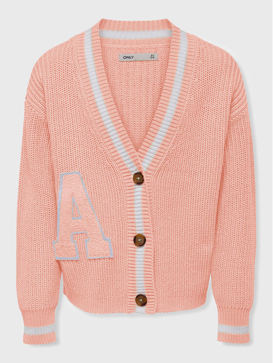 Kids ONLY Kardigan Coleen 15267487 Różowy Relaxed Fit