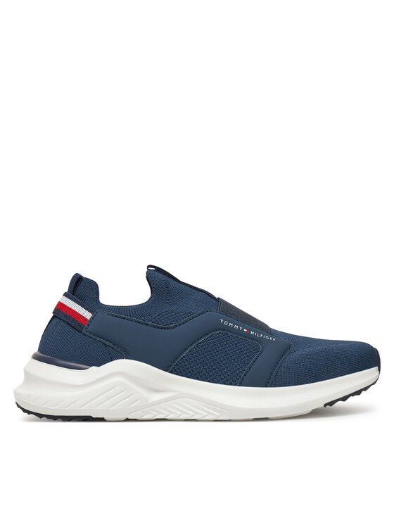 Tommy Hilfiger Sneakersy T3X9-33880-1219800 Granatowy