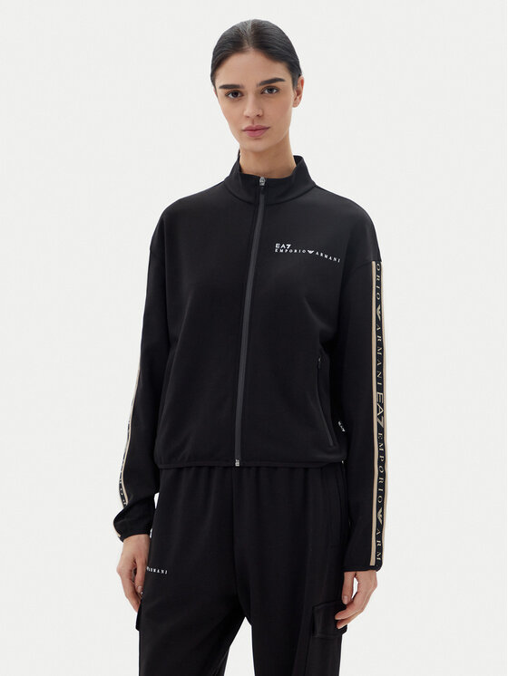 EA7 Emporio Armani Bluza 7W000275 AF12501 UC001 Czarny Regular Fit