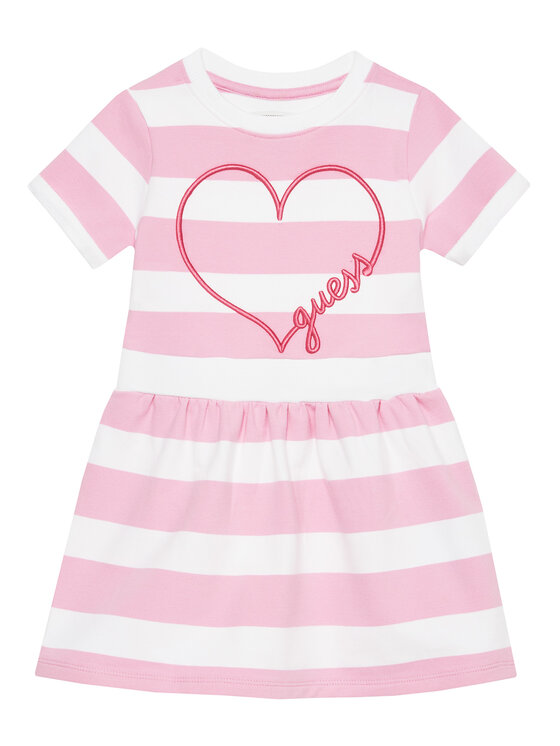 Guess Sukienka codzienna K5GK28 KBOR4 Różowy Regular Fit
