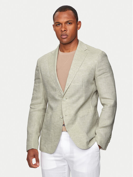 JOOP! Marynarka Hoverest 30041961 Beżowy Slim Fit