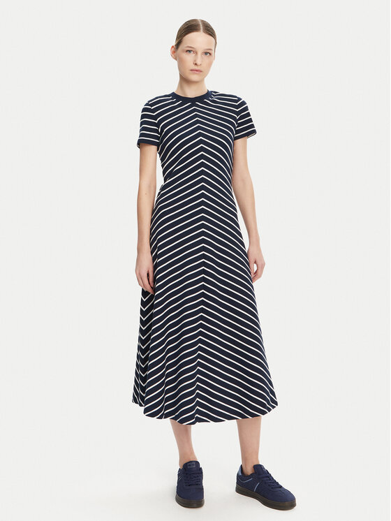Tommy Hilfiger Sukienka codzienna WW0WW44547 Granatowy Regular Fit