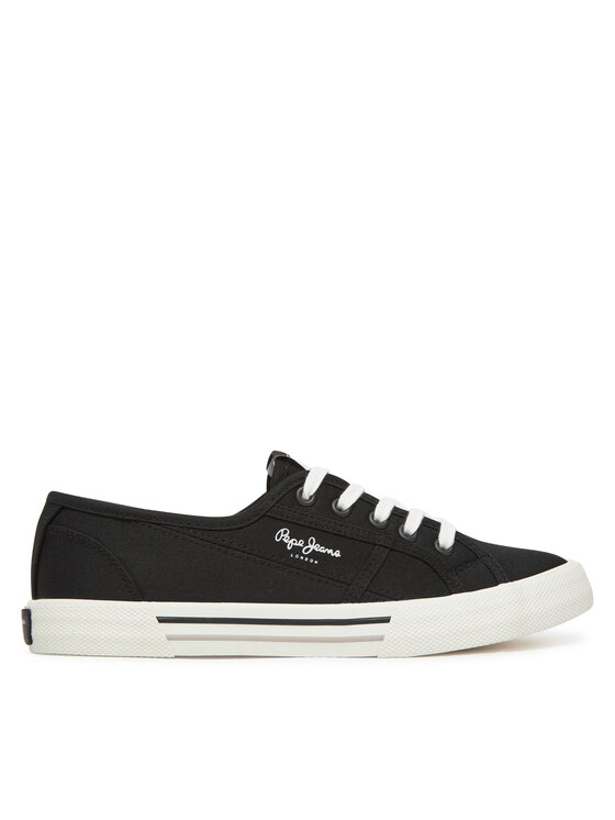 Pepe Jeans Tenisówki Brady Basic W PLS31287 Czarny