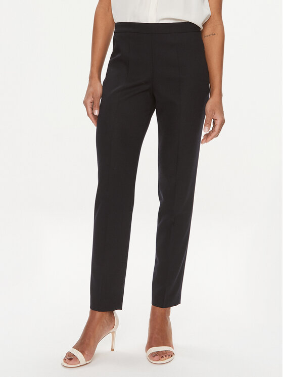 Boss Chinosy Tiluna 50514091 Granatowy Regular Fit