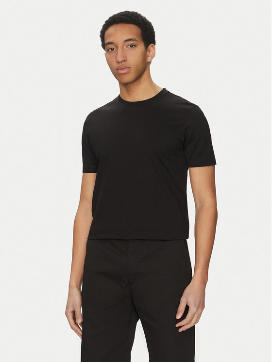 HUGO T-Shirt Dimerstee 50542969 Czarny Slim Fit