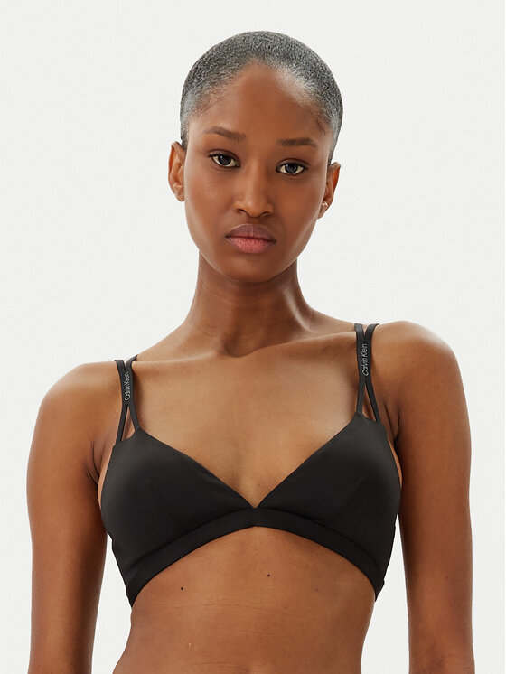 Calvin Klein Swimwear Góra od bikini KW0KW02793 Czarny