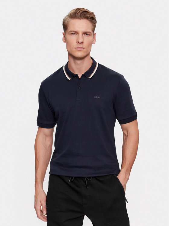 Boss Polo Penrose 38 50469360 Granatowy Regular Fit