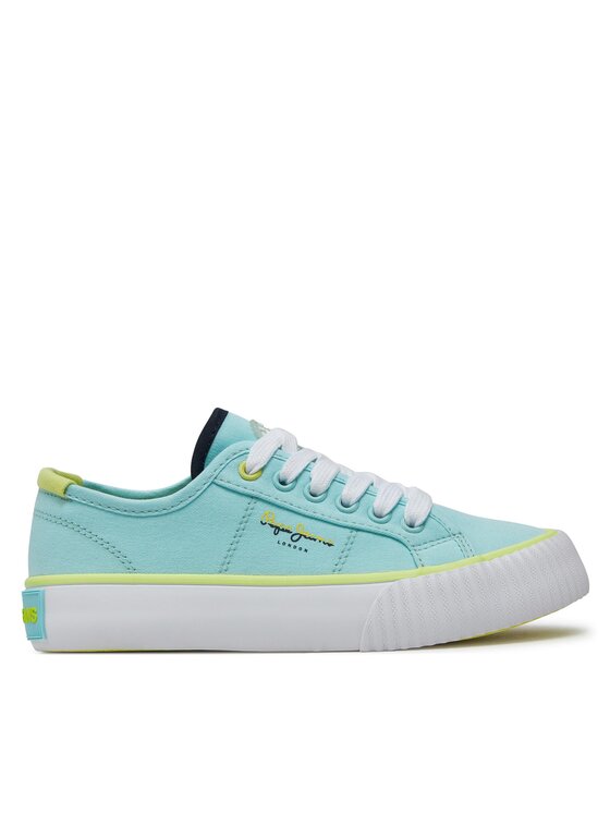 Pepe Jeans Tenisówki Ottis Basic G PGS30605 Niebieski