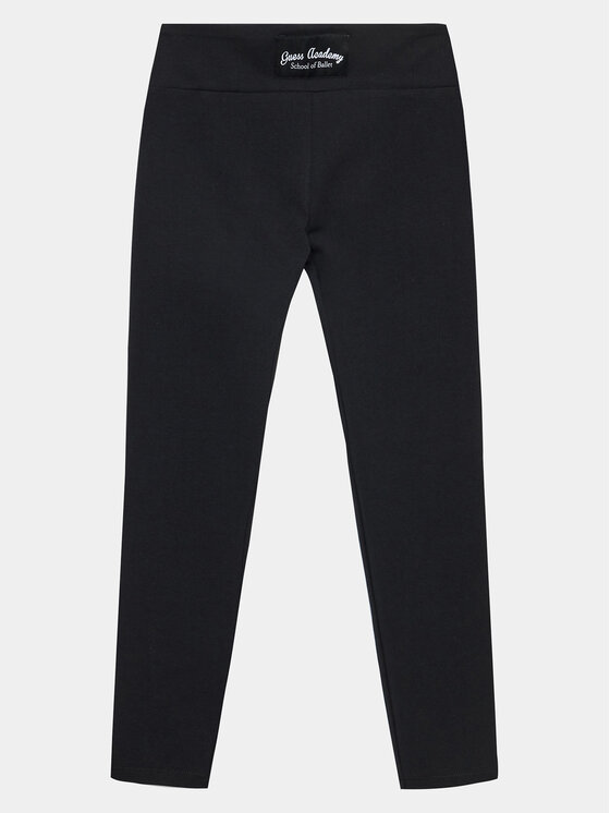 Guess Legginsy J3YB16 KABR0 Czarny Slim Fit