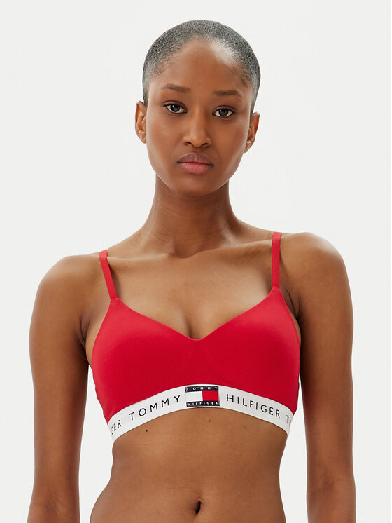 Tommy Hilfiger Biustonosz braletka UW0UW05715 Czerwony