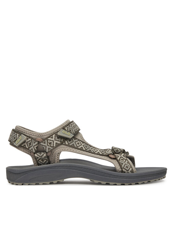 Jack Wolfskin Sandały Wave Breaker 4050291 Brązowy
