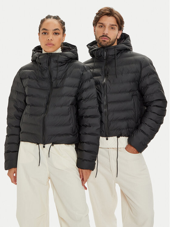 Rains Kurtka przejściowa Unisex 15820 Czarny Regular Fit