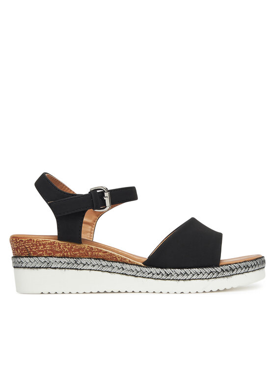 Clara Barson Espadryle WS2189-15 Czarny