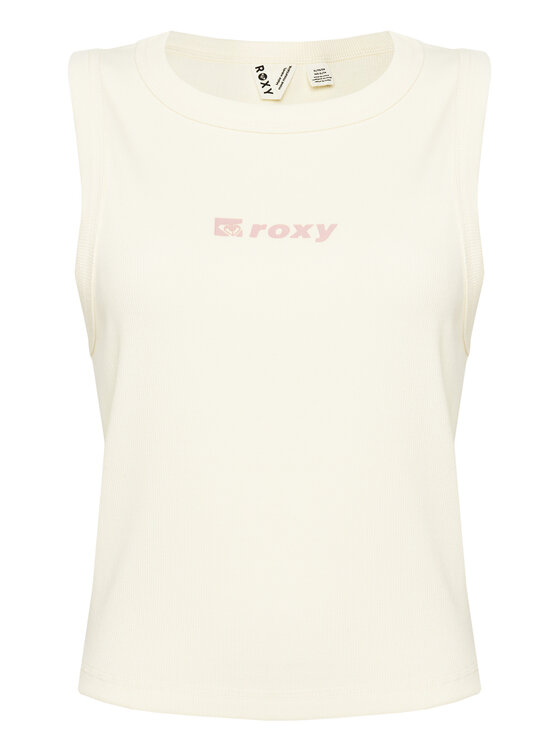 Roxy Top Iconic Days ERJKT04261 Écru Regular Fit