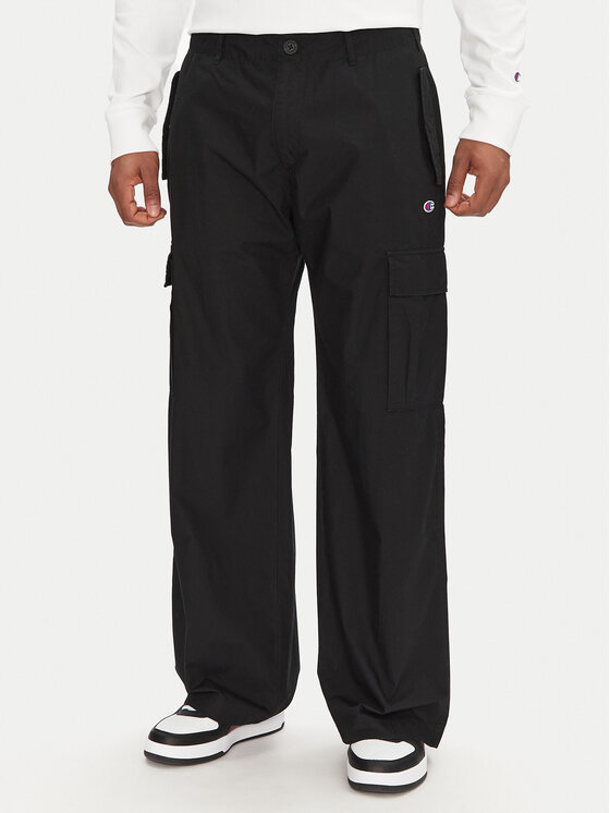 Champion Spodnie cargo 220763 Czarny Relaxed Fit