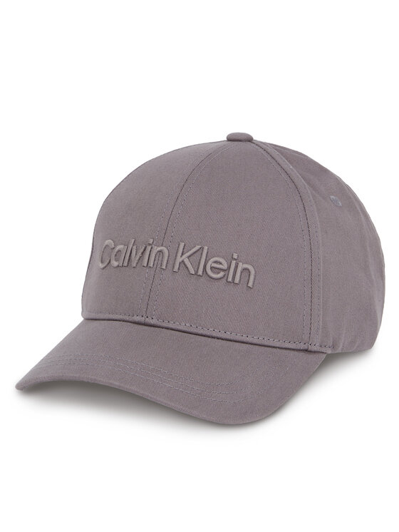 Calvin Klein Czapka z daszkiem Embroidery Bb Cap K50K505737 Szary