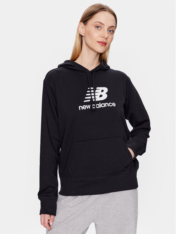 New Balance Bluza WT31533 Czarny Relaxed Fit