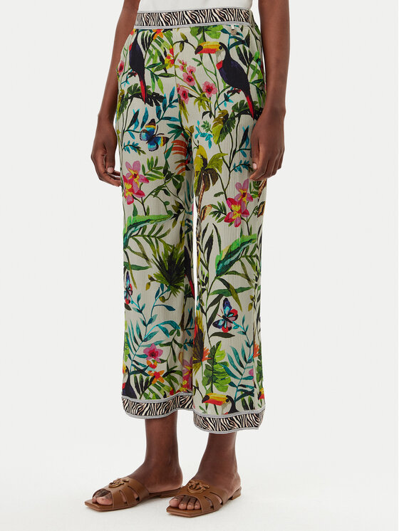 LOLA CASADEMUNT Spodnie materiałowe LS2514016 Kolorowy Relaxed Fit