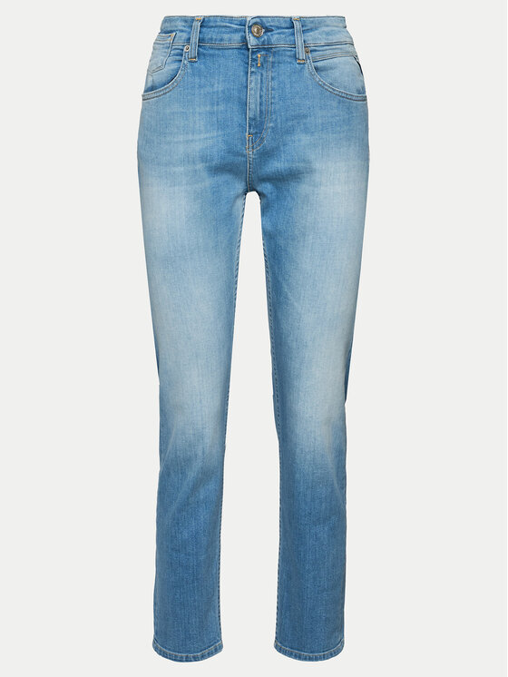 Replay Jeansy WA416 .000.573 65G Niebieski Boyfriend Fit