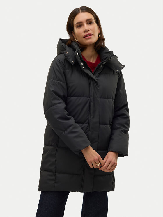 Vero Moda Kurtka zimowa Greta Kylie 10311317 Czarny Regular Fit