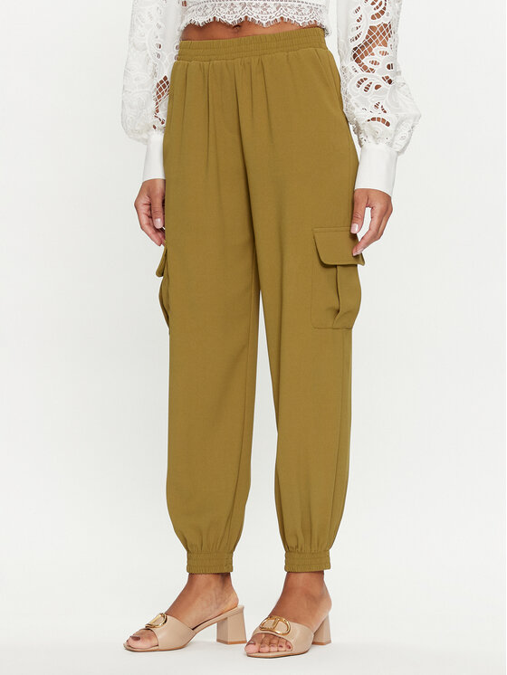 Silvian Heach Spodnie cargo GPP24421PA Khaki Regular Fit
