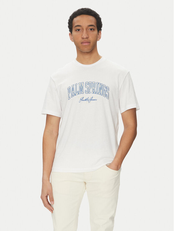 Jack&Jones T-Shirt Detroit 12268441 Biały Relaxed Fit
