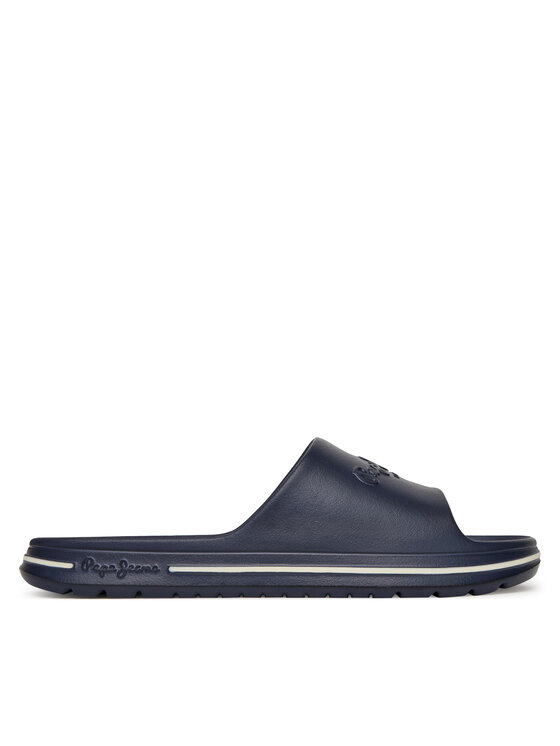 Pepe Jeans Klapki Beach Slide M PMS70159 Granatowy