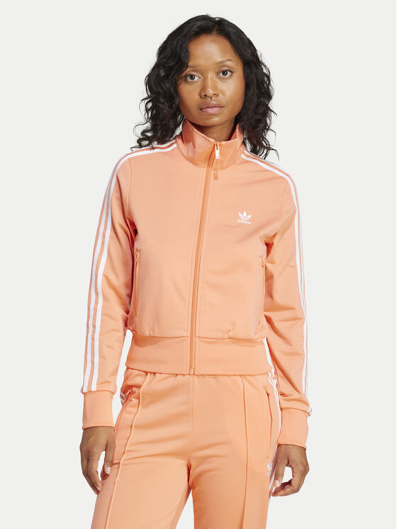 adidas Bluza adicolor Classics Firebird JC8264 Pomarańczowy Regular Fit
