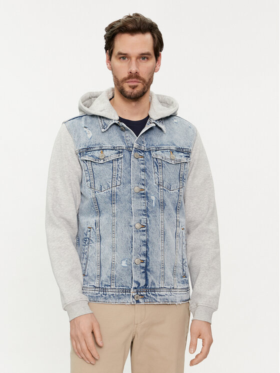 Jack&Jones Kurtka jeansowa Jean 12249233 Niebieski Regular Fit